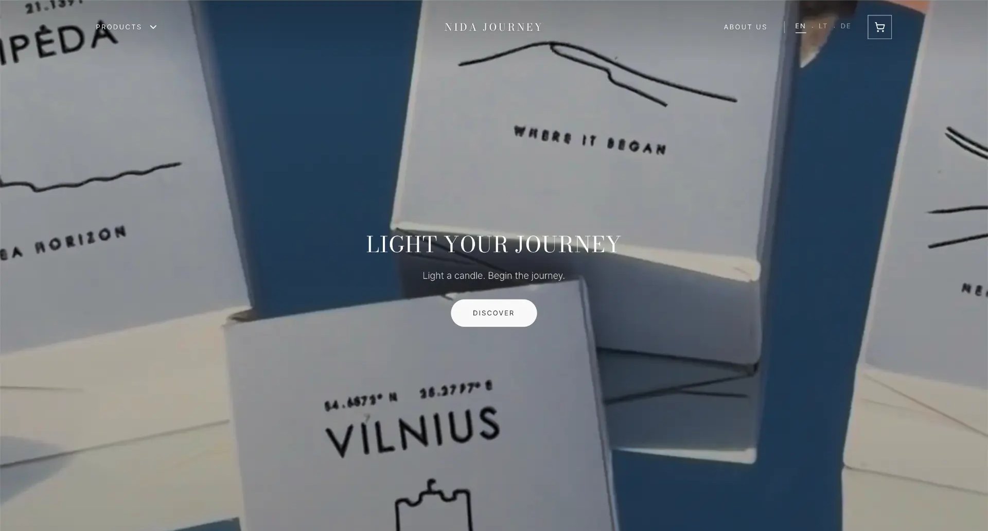 Nida Journey website built by Socially Fit in Ireland, desktop view